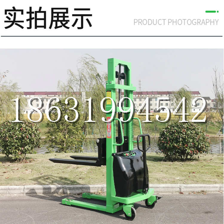 罗田县电动叉车堆高车液压铲车电瓶1吨2吨站驾步行式小型全自动叉车
